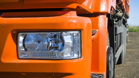 Tiertransporte LKW Scheinwerfer