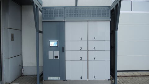 Der Probenautomat zur Annahme von veterinärmedizinischen Proben