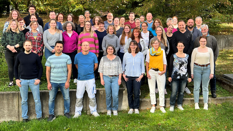 Gruppenfoto der Mitarbeitenden der Abteilung Veterinärmedizin